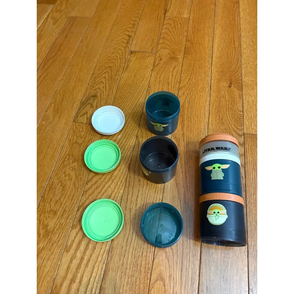 Whiskware Star Wars Grogu Stacking Snack Containers The Mandalorian Baby Yoda